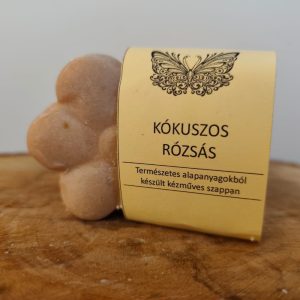 Kókuszos rózsás gyógyszappan - natúrkozmetikumok